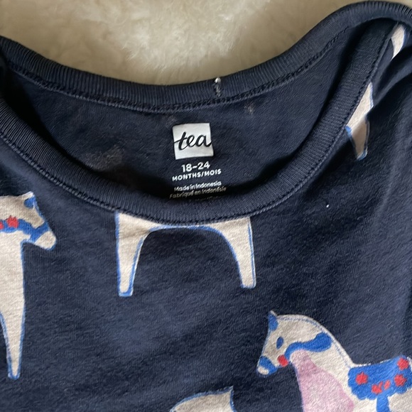 Gray dress with horses 18-24 months - Picture 2 of 3